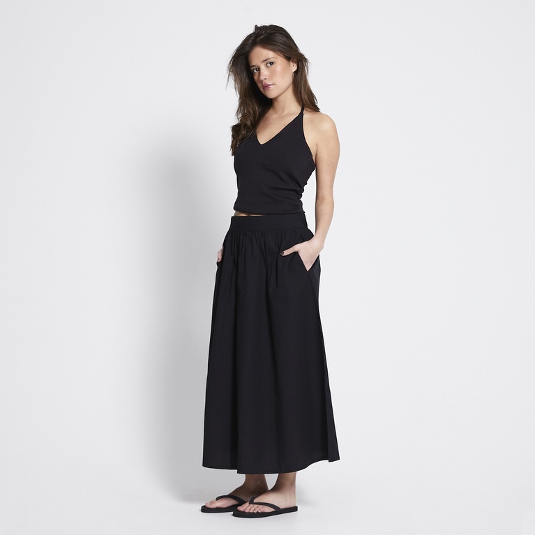 Poplin skirt "Karin" Black